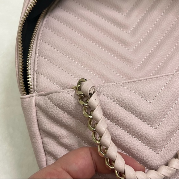 Victorias Secret Light Pink Quilted Mini Backpack - Picture 7 of 9